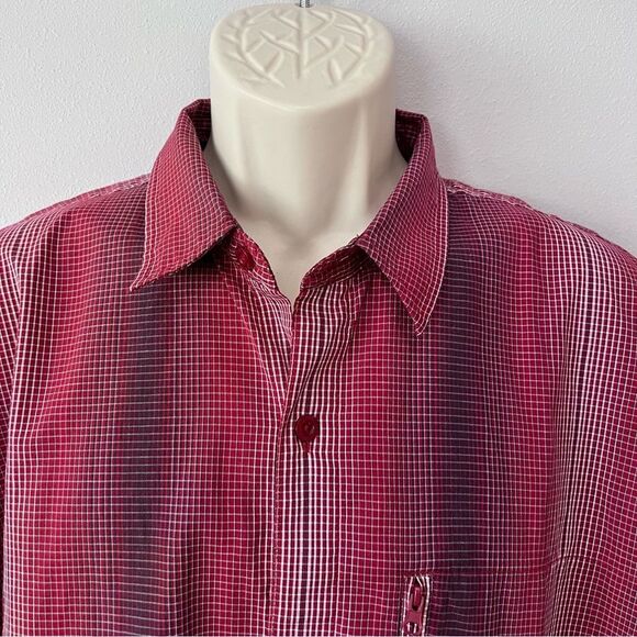 Mountain Dew Outdoor Red Plaid Button Down Shirt Size L - Picture 2 of 9